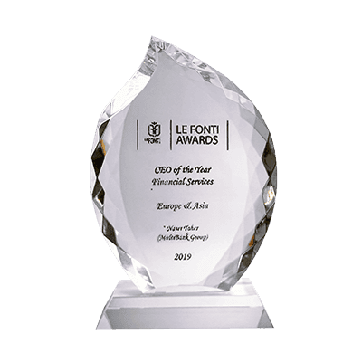 CEO OF THE YEAR (FINANCIAL SERVICES) (ASIA & EUROPE) 2019