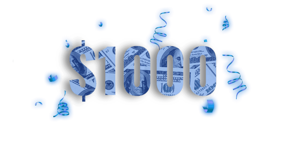 $1,000 cash